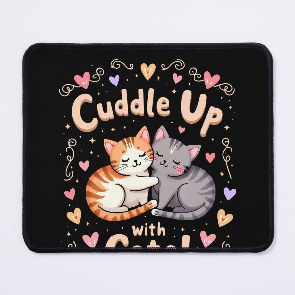 Item preview, "Cuddle Up with Cats!" National Cat Lovers T-shirt – Perfect for Feline Fans & Cozy Cat Cuddles designed and sold by AI-volution.