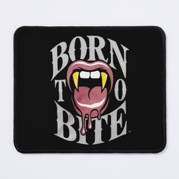 Item preview, Born to Bite - Red Vampire Mouth with Fangs and Blood designed and sold by FugitiveLJ27.