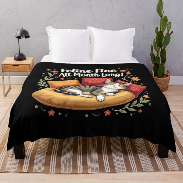 Item preview, Camiseta nacional para amantes de los gatos: "¡Felino todo el mes!": celebre con estilo y amor por los gatos designed and sold by AI-volution.