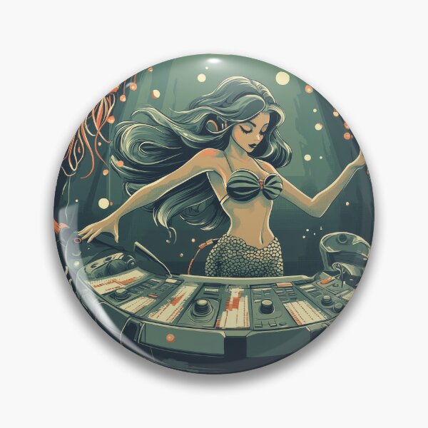 Item preview, DJ Mermaid  - Music Vibes designed and sold by WaveVisions.