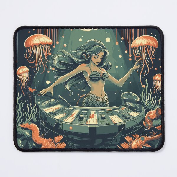 Item preview, DJ Mermaid  - Music Vibes designed and sold by WaveVisions.