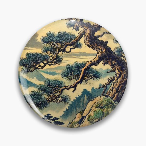 Item preview, Beholding Kana - A Contemporary Ukiyo-e Nature Landscape designed and sold by Kijiermono.