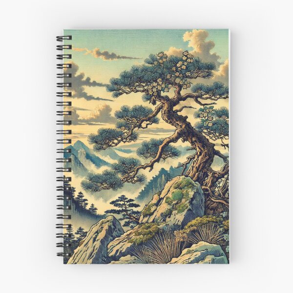 Item preview, Beholding Kana - A Contemporary Ukiyo-e Nature Landscape designed and sold by Kijiermono.