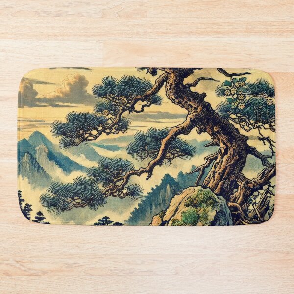 Item preview, Beholding Kana - A Contemporary Ukiyo-e Nature Landscape designed and sold by Kijiermono.