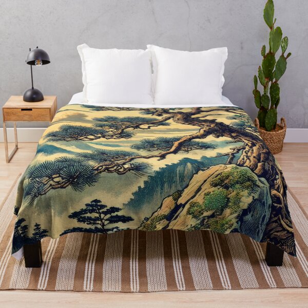 Item preview, Beholding Kana - A Contemporary Ukiyo-e Nature Landscape designed and sold by Kijiermono.