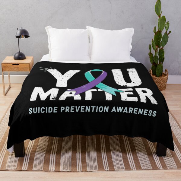 Item preview, You Matter Suicide Prevention Awareness Ribbon Design designed and sold by Inspire-DuDe.