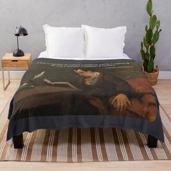 Item preview, Charles Pierre Baudelaire: A book is a garden, an orchard, a storehouse, a party, a company by the way, a counselor, a multitude of counselors. designed and sold by artbleed.