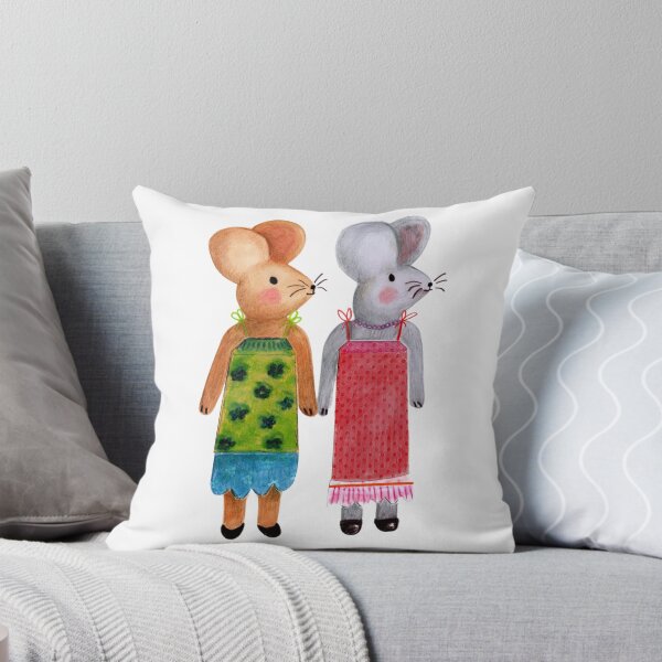 Item preview, Maude and Mildred Mouse - Mice in dresses designed and sold by Thecraftbus.