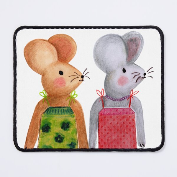 Item preview, Maude and Mildred Mouse - Mice in dresses designed and sold by Thecraftbus.