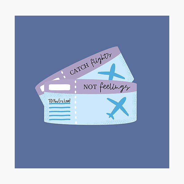Item preview, Catch flights, not feelings designed and sold by stickermonstery.