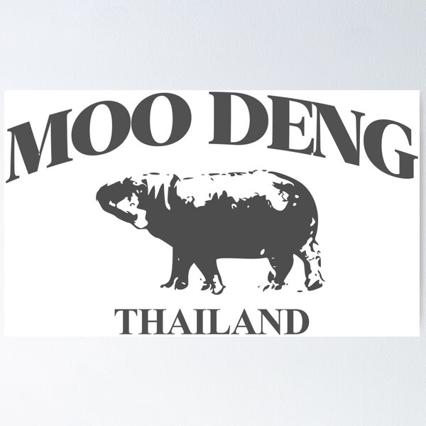 Artikelvorschau, Moo Deng Thailand 2024 entworfen und verkauft von M34Kdesign.