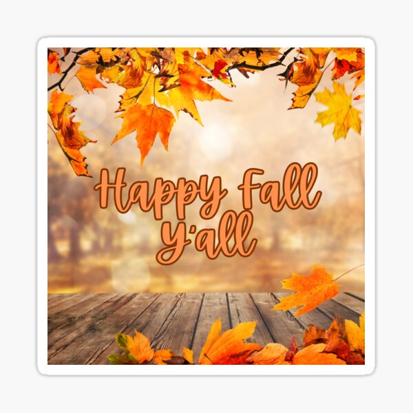 Item preview, Happy Fall Y'all designed and sold by redhillconfetti.