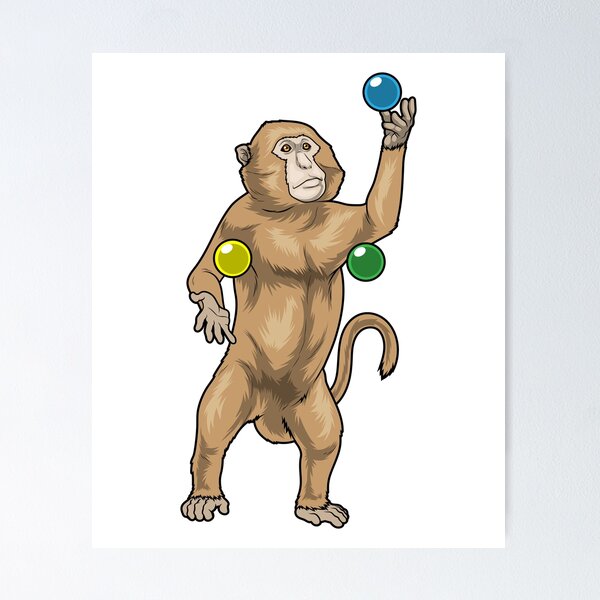 Item preview, Monkey Juggler Juggle designed and sold by Snabdesign84.