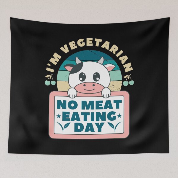 Item preview, I'm Vegetarian – Celebrate No Meat Eating Day with Plant-Based Pride designed and sold by DesignDazzles.