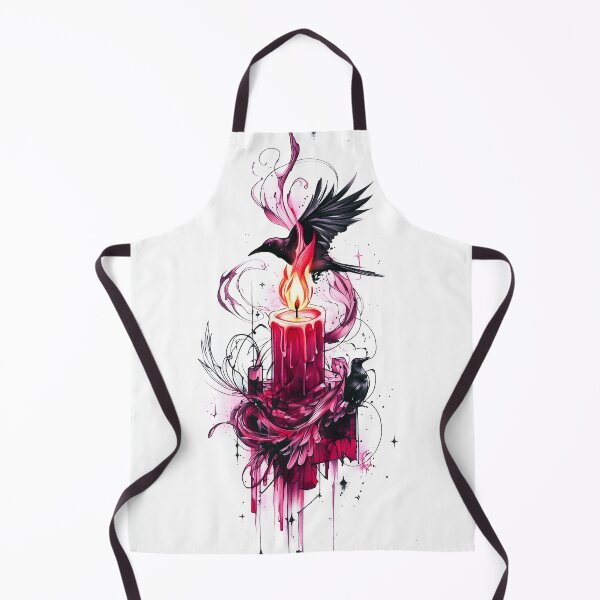Item preview, Eternal Flame and Raven Tattoo - Mythical Symbolism Art designed and sold by Soul-Sparks.