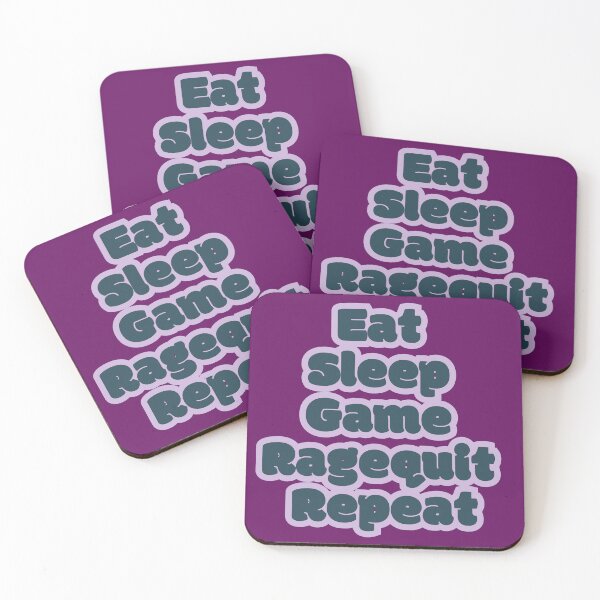 Item preview, Eat Sleep Game Ragequit Repeat: Embrace the Gamer Lifestyle with a Twist designed and sold by CraftedConcepts.