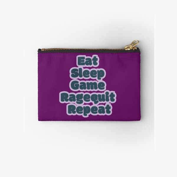 Item preview, Eat Sleep Game Ragequit Repeat: Embrace the Gamer Lifestyle with a Twist designed and sold by CraftedConcepts.