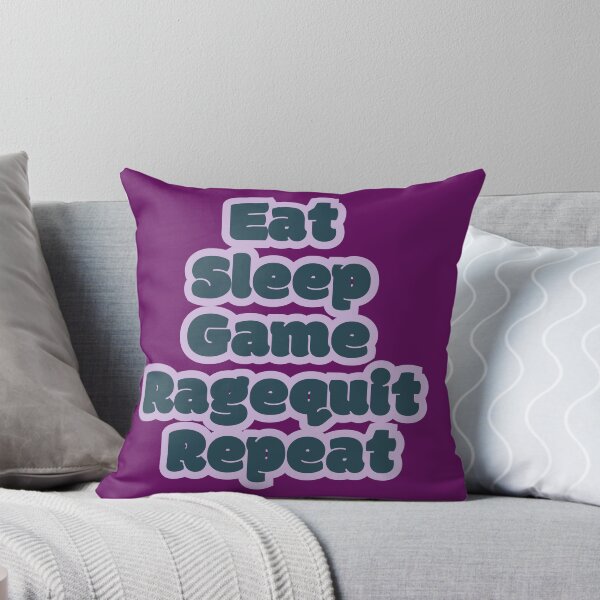 Item preview, Eat Sleep Game Ragequit Repeat: Embrace the Gamer Lifestyle with a Twist designed and sold by CraftedConcepts.