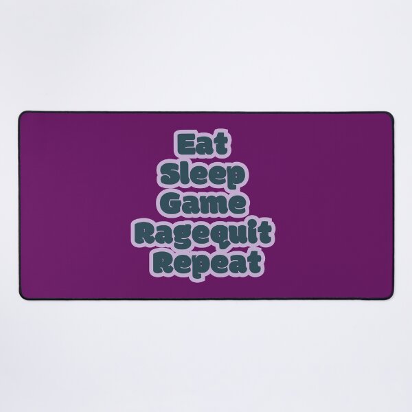 Item preview, Eat Sleep Game Ragequit Repeat: Embrace the Gamer Lifestyle with a Twist designed and sold by CraftedConcepts.