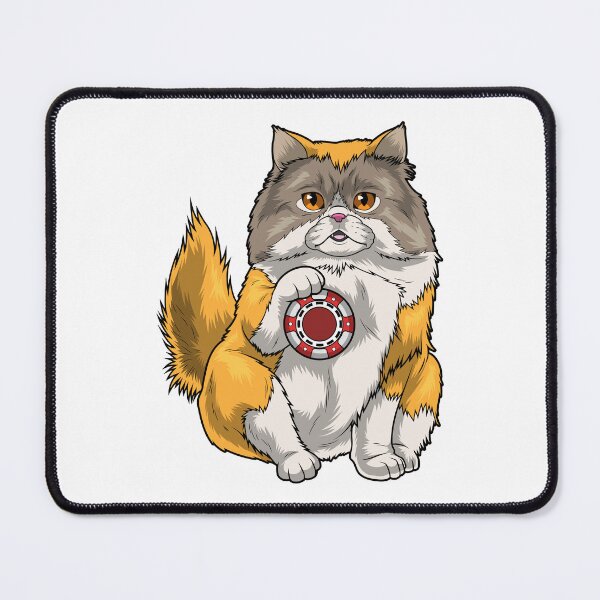 Item preview, Persian cat Poker Poker chips designed and sold by Snabdesign84.