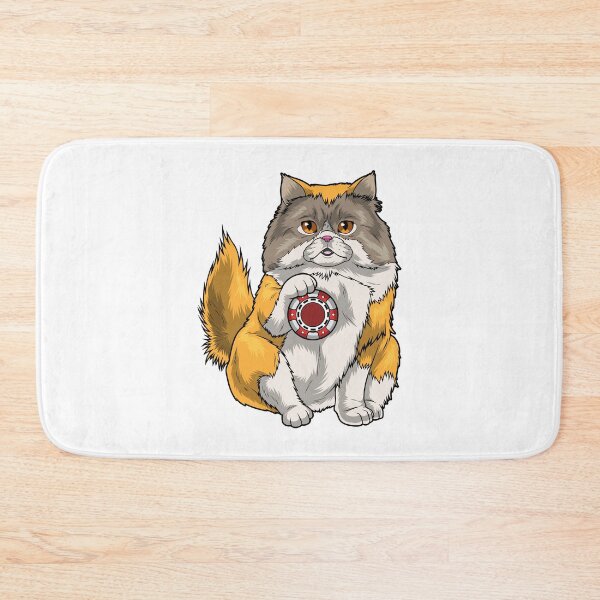 Item preview, Persian cat Poker Poker chips designed and sold by Snabdesign84.