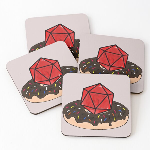 Item preview, Dice and Doughnuts Chocolate designed and sold by NickMakes33.