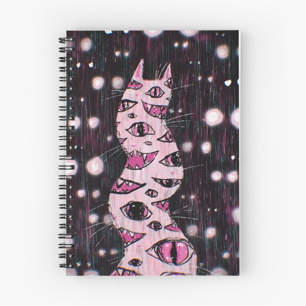 Item preview, Creepy Cat With Eyes On Dark Background designed and sold by Julia Sol.