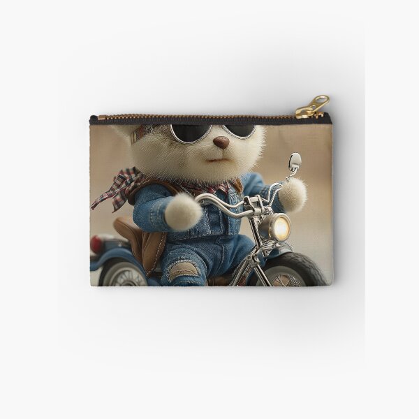 Item preview, hippie biker teddy bear designed and sold by Osintown.