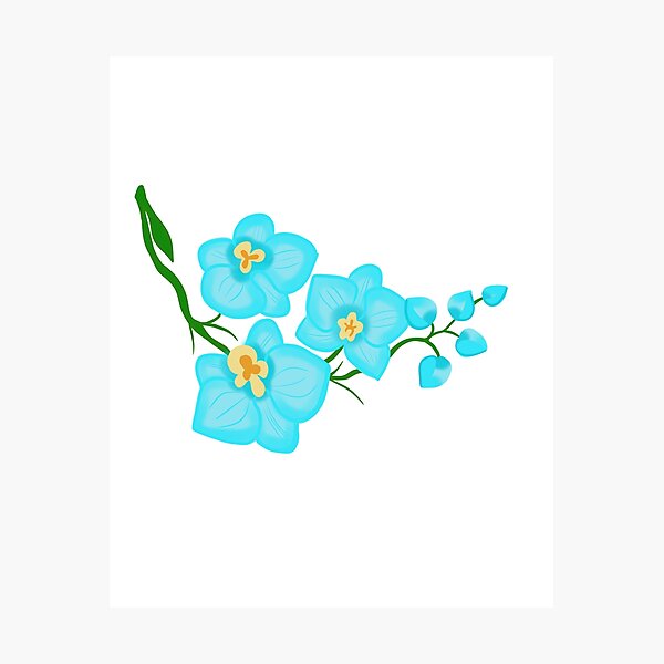 Item preview, Blue Orchid Elegance designed and sold by YarkaYa.