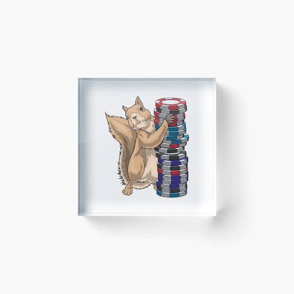 Item preview, Squirrel Poker Poker chips designed and sold by Snabdesign84.