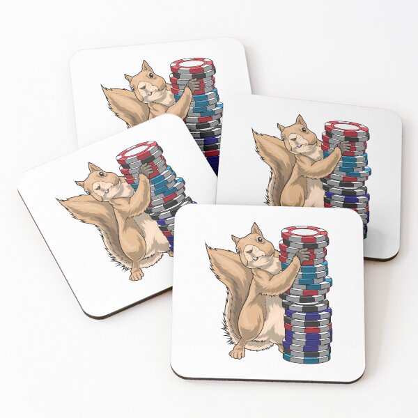 Item preview, Squirrel Poker Poker chips designed and sold by Snabdesign84.