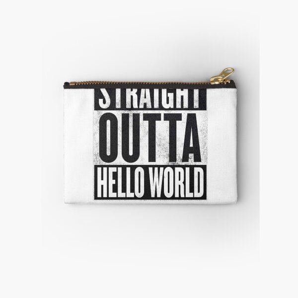 Item preview, Straight Outta Hello World designed and sold by KingClothes.