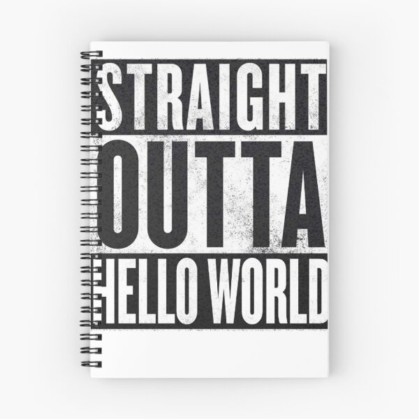 Item preview, Straight Outta Hello World designed and sold by KingClothes.