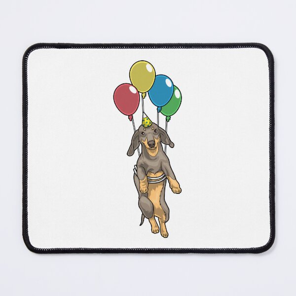Item preview, Dachshund Birthday Ballons designed and sold by Snabdesign84.