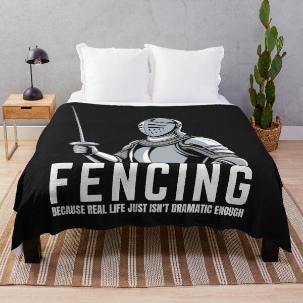 Item preview, Fencing. Because Real Life Just Isn`t Dramatic Enough. Funny designed and sold by Anniko Art Studio.