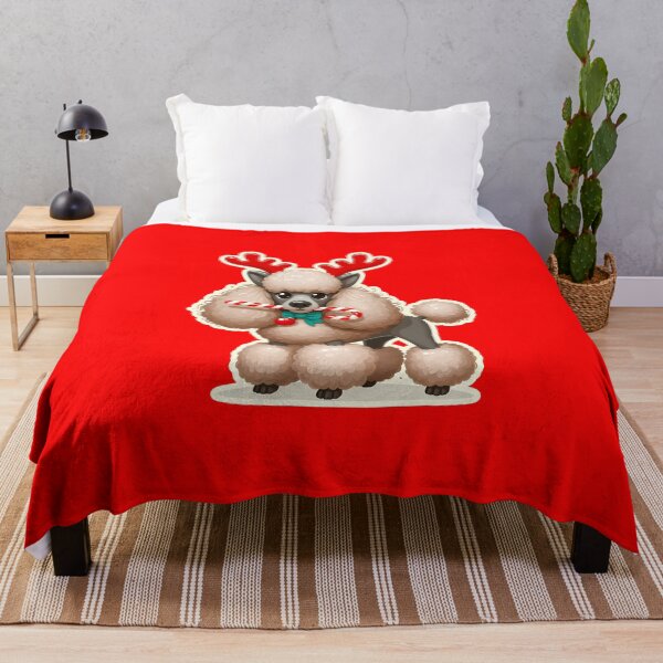 Item preview, Poodle Christmas reindeer, gift designed and sold by ThisDress.