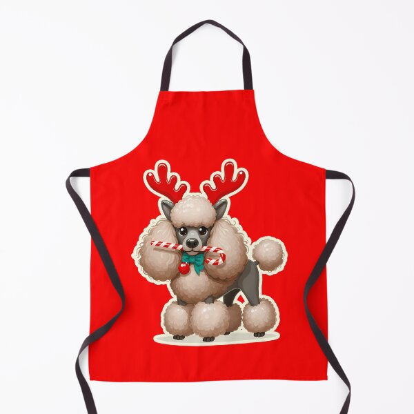Item preview, Poodle Christmas reindeer, gift designed and sold by ThisDress.