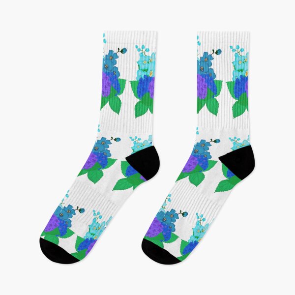 Item preview, Floral Symphony in Blue and Purple designed and sold by YarkaYa.