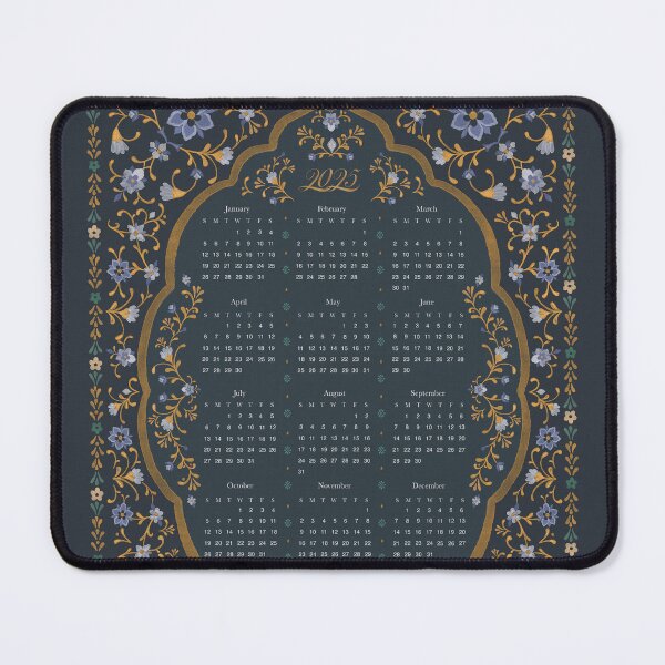 Item preview, Victorian book cover florals 2025 Calendar designed and sold by Bloomery Decor.