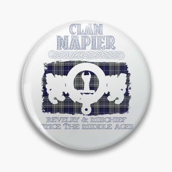 Aperçu de l'œuvre Blason du clan Napier Clans écossais Noms de famille écossais créée et vendue par Clan1093.