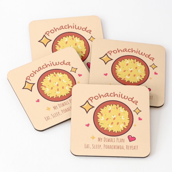 Item preview, My Diwali Plan: Eat, Sleep, Pohachiwda, Repeat designed and sold by Tulip Creators .