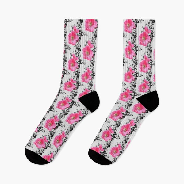 Item preview, Beautiful hollyhock flower. designed and sold by natalik2024.