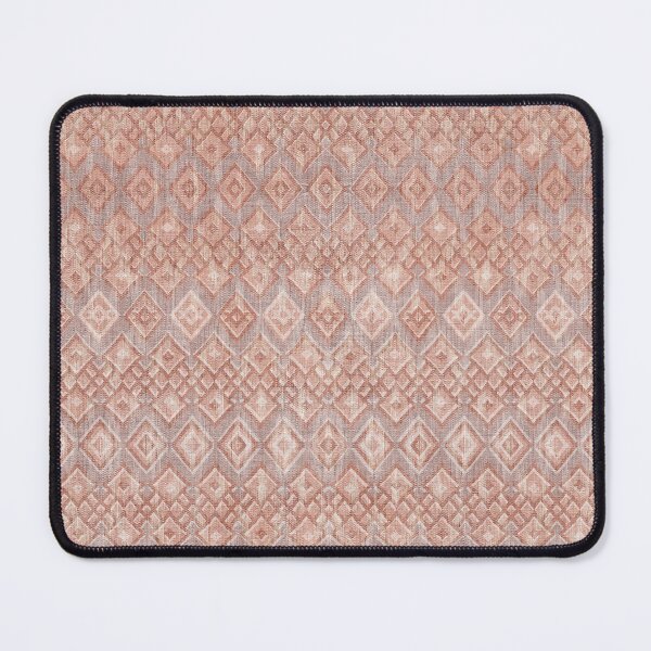Item preview, Abstract Boho Ikat pattern terracotta mudcloth designed and sold by Bloomery Decor.