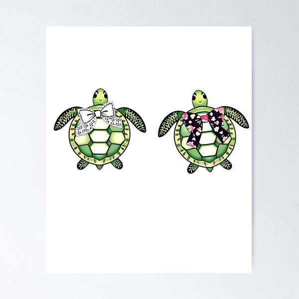 Item preview, Turtle Mating: Elegant Bows on Sea Turtles designed and sold by NeoArtworks.
