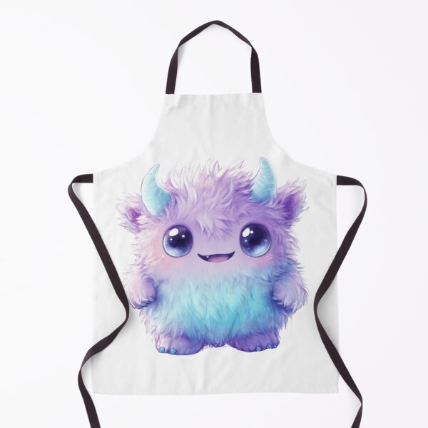 Item preview, Cute Monster with Horns designed and sold by NicolasGlowArt.