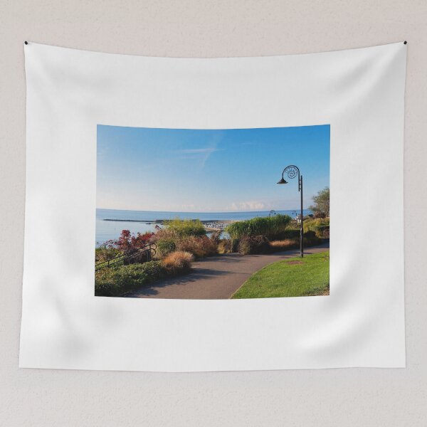 Item preview, View from Langmoor-Lister Gardens at Lyme Regis Dorset designed and sold by Dorset Girl.