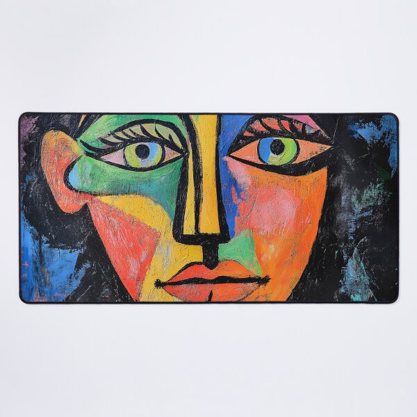 Item preview, Vibrant Abstract Face Art designed and sold by Soul-Sparks.