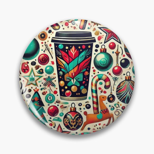 Item preview, Vintage Colorful Christmas Minimalist Aesthetics 2024 Trend designed and sold by The Art of Kkatarynka.