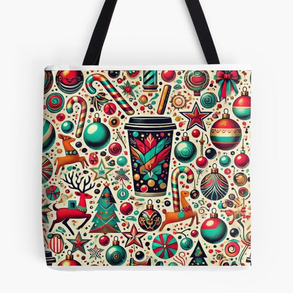 Item preview, Vintage Colorful Christmas Minimalist Aesthetics 2024 Trend designed and sold by The Art of Kkatarynka.