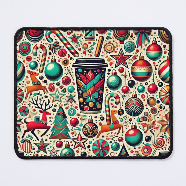 Item preview, Vintage Colorful Christmas Minimalist Aesthetics 2024 Trend designed and sold by The Art of Kkatarynka.